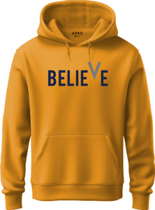 adro men full sleeve graphic print hooded sweatshirt
