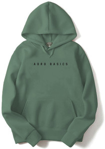 ADRO Full Sleeve Solid Men Sweatshirt