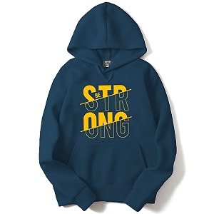 ADRO Mens Cotton Hooded Neck Sweatshirt