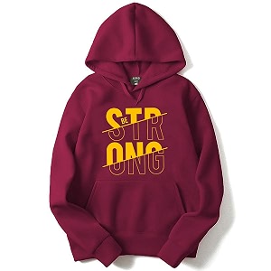 ADRO Mens Cotton Hooded Neck Sweatshirt