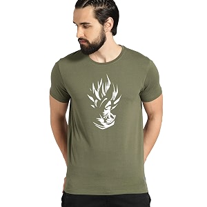 ADRO Mens Cotton Solid Regular Fit T-Shirt