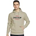 ADRO Men's I Speak Sarcasm Fluently Printed Hoodies (, Navy Blue)