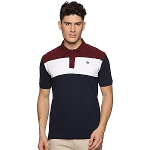 ADRO Mens 100 Cotton Regular Fit Polo