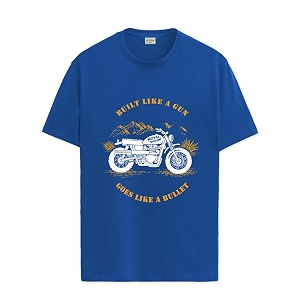 adro men39s royal bike design printed 100 cotton t-shirt - regular fit printed t-shirts for men