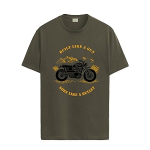 adro men39s royal bike design printed 100 cotton t-shirt - regular fit printed t-shirts for men