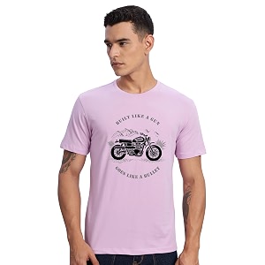 adro men39s royal bike design printed 100 cotton t-shirt - regular fit printed t-shirts for men