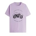 ADRO Men's Royal Bike Design Printed 100% Cotton T-Shirt - Regular Fit, Printed T-Shirts for Men