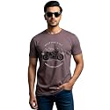 ADRO Men's Royal Bike Design Printed 100% Cotton T-Shirt - Regular Fit, Printed T-Shirts for Men