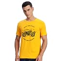 ADRO Men's Royal Bike Design Printed 100% Cotton T-Shirt - Regular Fit, Printed T-Shirts for Men
