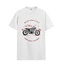 ADRO Men's Royal Bike Design Printed 100% Cotton T-Shirt - Regular Fit, Printed T-Shirts for Men