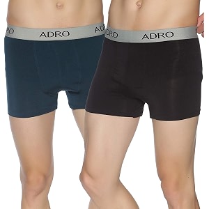 ADRO Mens Solid Black Trunks