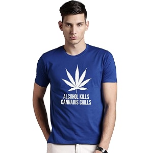 ADRO Mens Solid Regular Fit T-Shirt