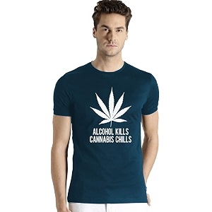 ADRO Mens Solid Regular Fit T-Shirt