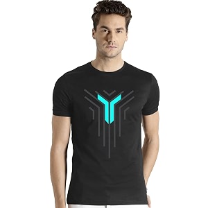 ADRO Mens Solid Regular Fit T-Shirt