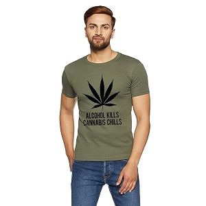 ADRO Mens Solid Regular Fit T-Shirt