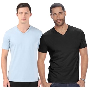 adro men39s v neck combo plain t-shirts