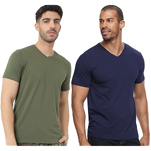 adro men39s v neck combo plain t-shirts