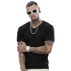 adro men39s v neck combo plain t-shirts