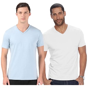 adro men39s v neck combo plain t-shirts
