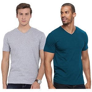 adro men39s v neck combo plain t-shirts