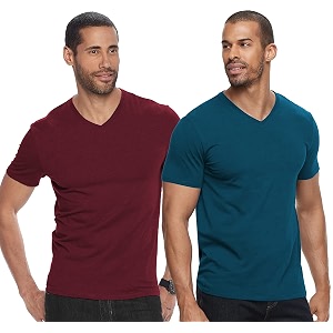 adro men39s v neck combo plain t-shirts