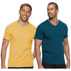 adro men39s v neck combo plain t-shirts