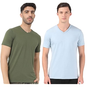 adro men39s v neck combo plain t-shirts