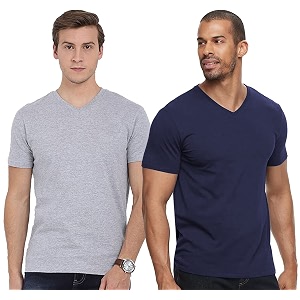 adro men39s v neck combo plain t-shirts