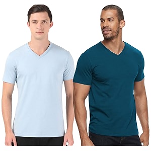 adro men39s v neck combo plain t-shirts