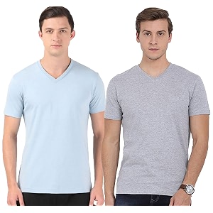 adro men39s v neck combo plain t-shirts