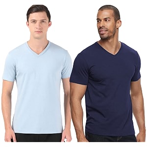 adro men39s v neck combo plain t-shirts
