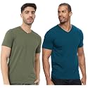 ADRO Men's V Neck Combo Plain T-Shirts