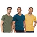 ADRO Men's V Neck Combo Plain T-Shirts