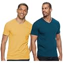 ADRO Men's V Neck Combo Plain T-Shirts