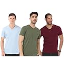 ADRO Men's V Neck Combo Plain T-Shirts