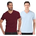 ADRO Men's V Neck Combo Plain T-Shirts