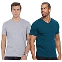 ADRO Men's V Neck Combo Plain T-Shirts