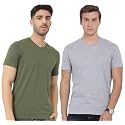 ADRO Men's V Neck Combo Plain T-Shirts