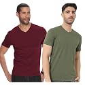 ADRO Men's V Neck Combo Plain T-Shirts