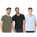 ADRO Men's V Neck Combo Plain T-Shirts