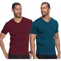 ADRO Men's V Neck Combo Plain T-Shirts
