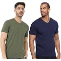 ADRO Men's V Neck Combo Plain T-Shirts