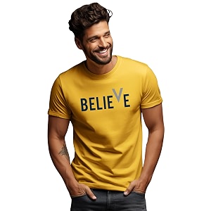 ADRO Men Cotton Regular Printed Tshirt