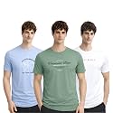 ADRO Mens Printed Cotton T-Shirts Pack of