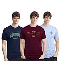 ADRO Mens Printed Cotton T-Shirts Pack of