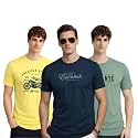 ADRO Mens Printed T-Shirts Pack of 3
