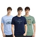 ADRO Mens Printed T-Shirts Pack of 3