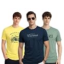 ADRO Mens Printed T-Shirts Pack of 3