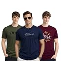 ADRO Mens Printed T-Shirts Pack of 3