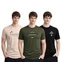 ADRO Mens Printed T-Shirts Pack of 3